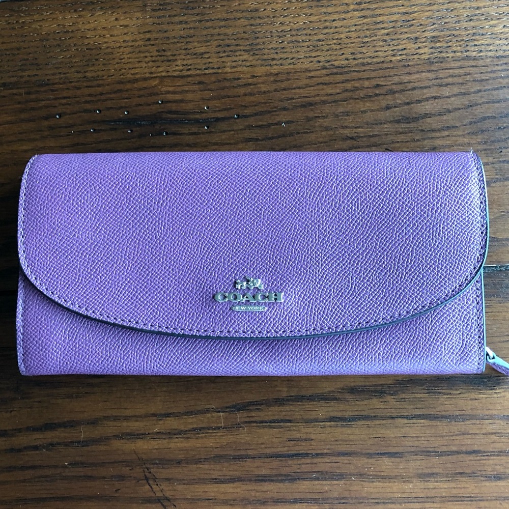Leather Coach wallet